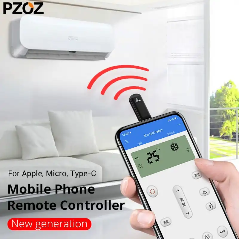 R02 Smartphone Type-C IR Wireless Remote Control