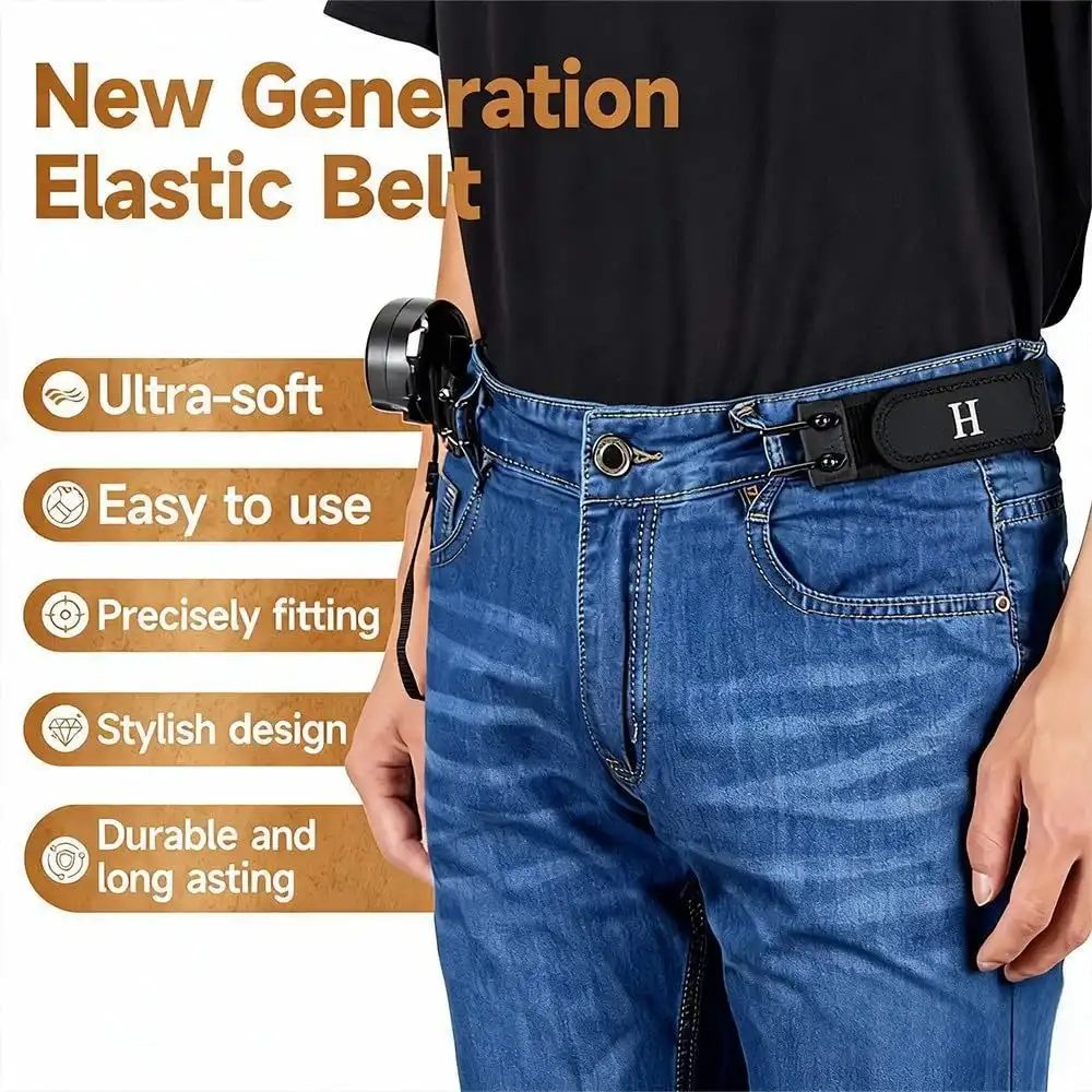 Stretchable Buckle less Belt — সারাদিন আরাম, টেনশন ফ্রি