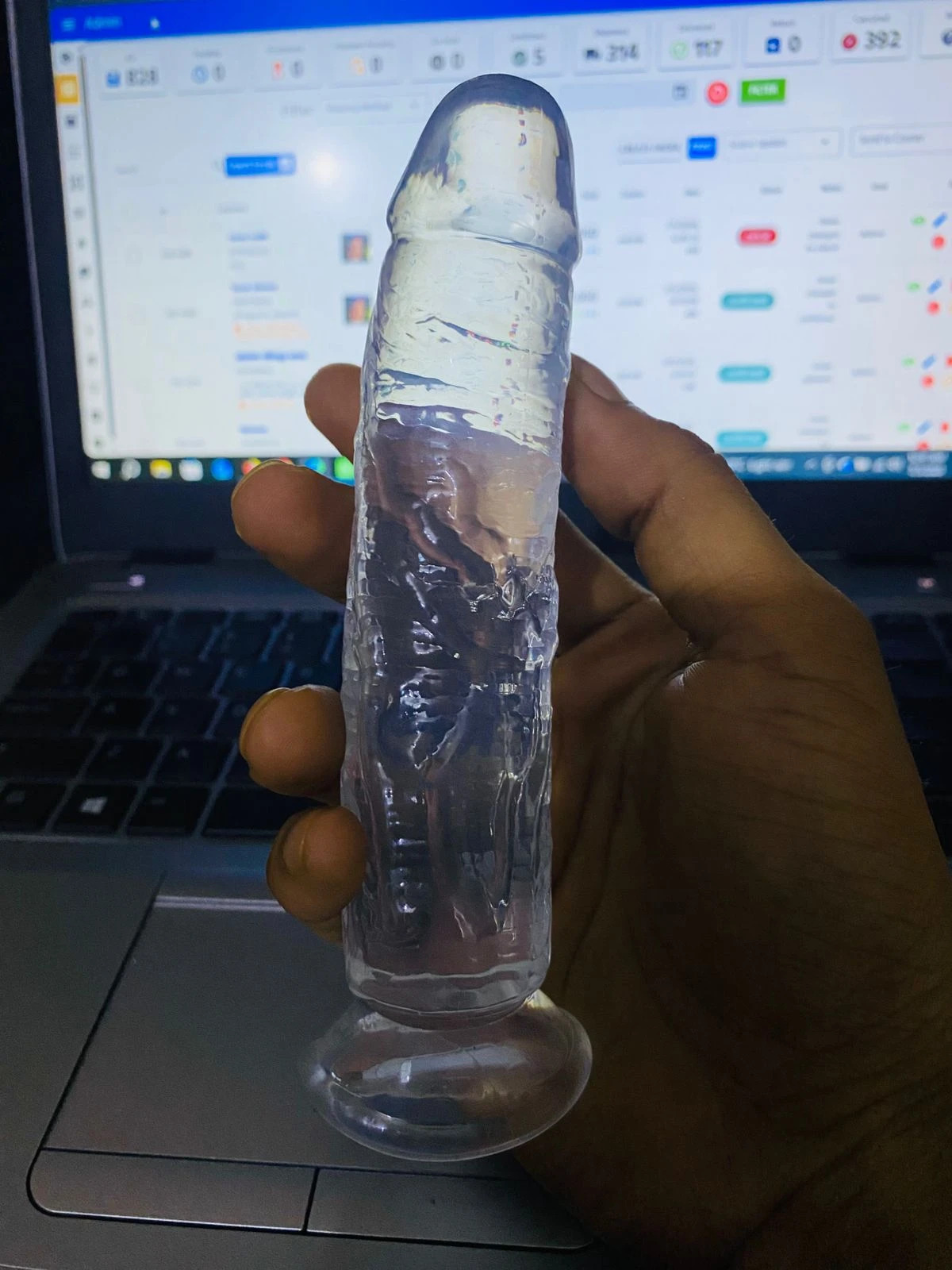 Crystal Clear Transparent Dildo
